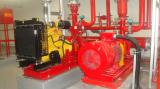 Installation of pumping stations fire protection system
